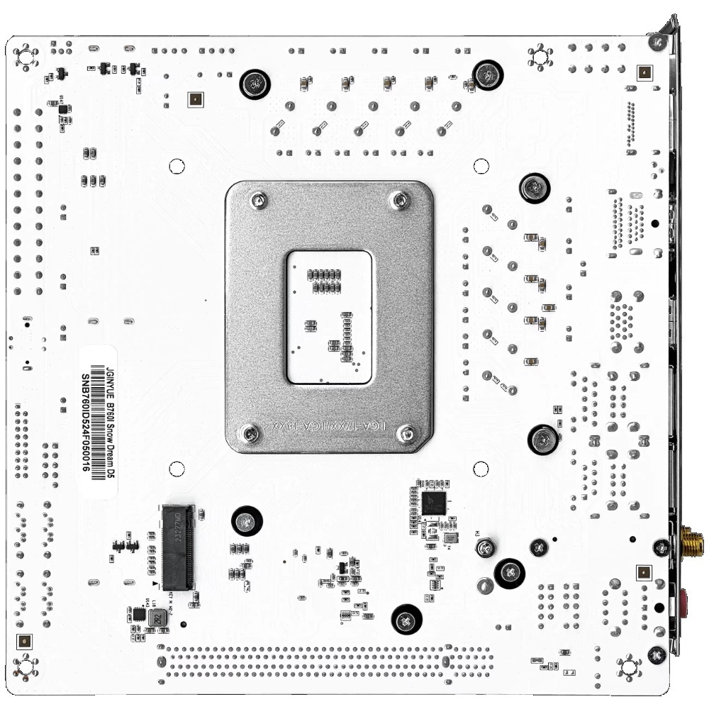 JGINYUE B760i-Snow Dream, moth - Lga1700 Itx Motherboard Ddr5 ulasan dan harga