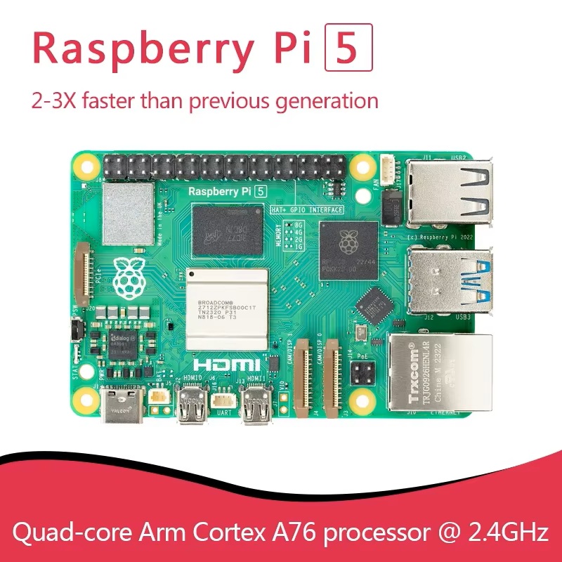 Raspberry Pi 5 Resmi Asli, Ked - Raspberry Pi 5 8Gb Board ulasan dan harga